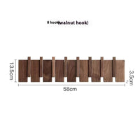 Black Walnut 8 Hooks