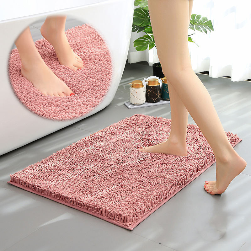 Encrypted Chenille Absorbent Door Mats – Bedroom & Bathroom Carpet