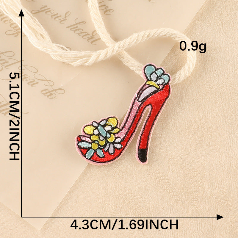 Computer Embroidery Label Patch – Small Badge for Clothing and Accessories