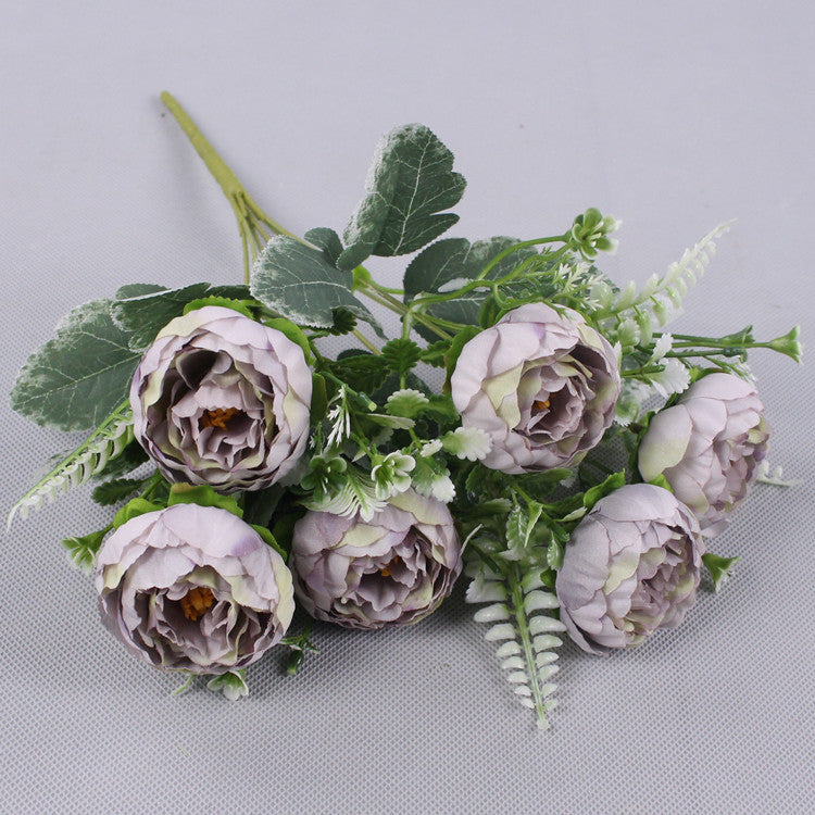 Instagram Simulation Peony Wedding Bouquet Held In Hand