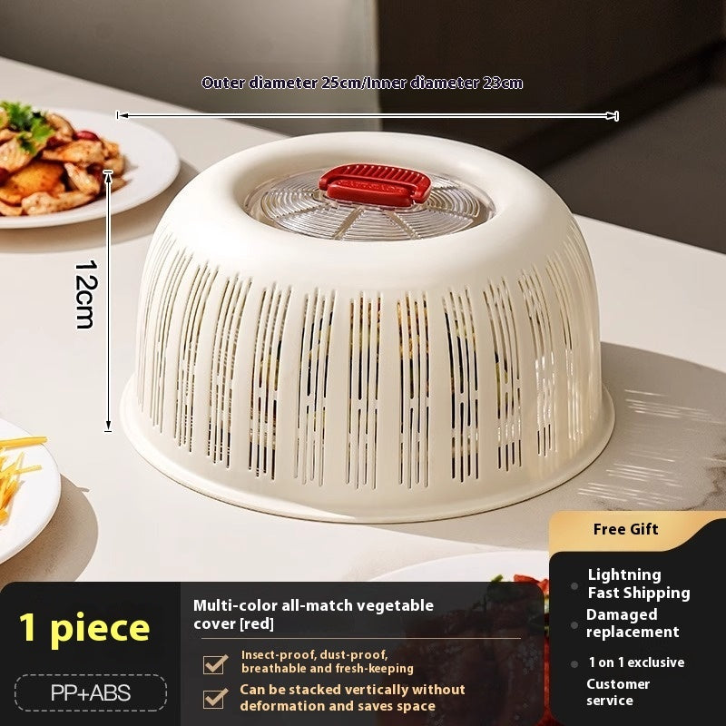 Foldable Vegetable & Food Table Dust Cover – Meal Protection for Kitchen & Dining