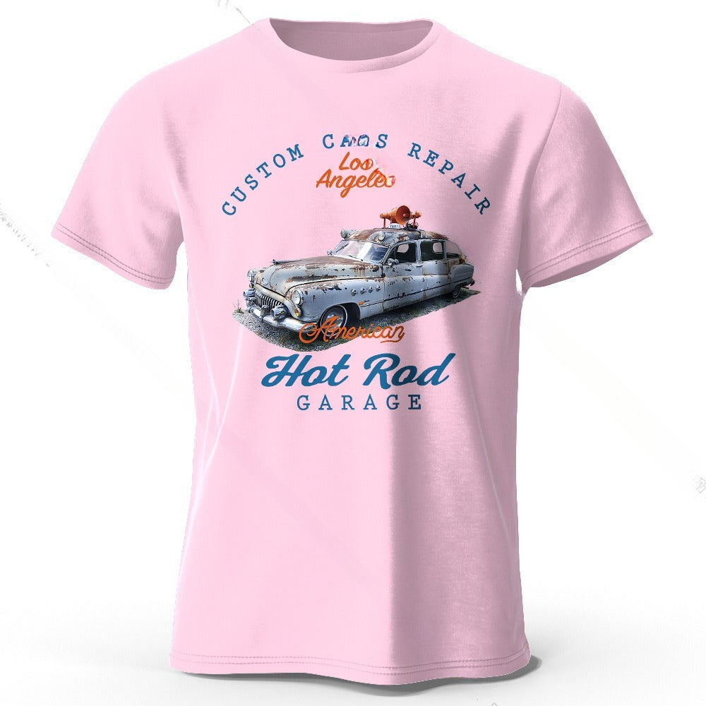 Car Club Patch Print Unisex T-shirt