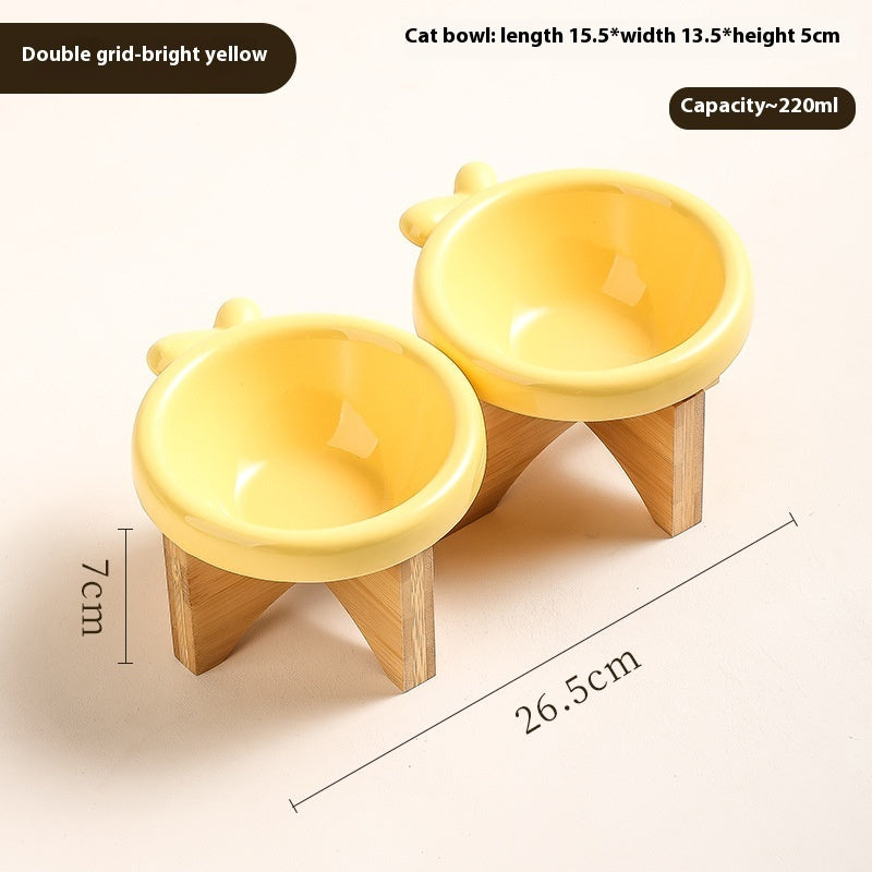Cat Bowl Cat Ceramic Dog Drinking Water