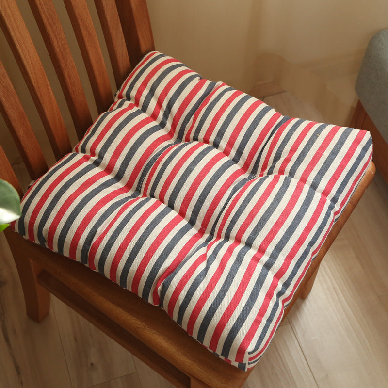 Thicken Belt Straps Chair Cushion Seat Cushion Breathable Fabric Butt Seat Cushion