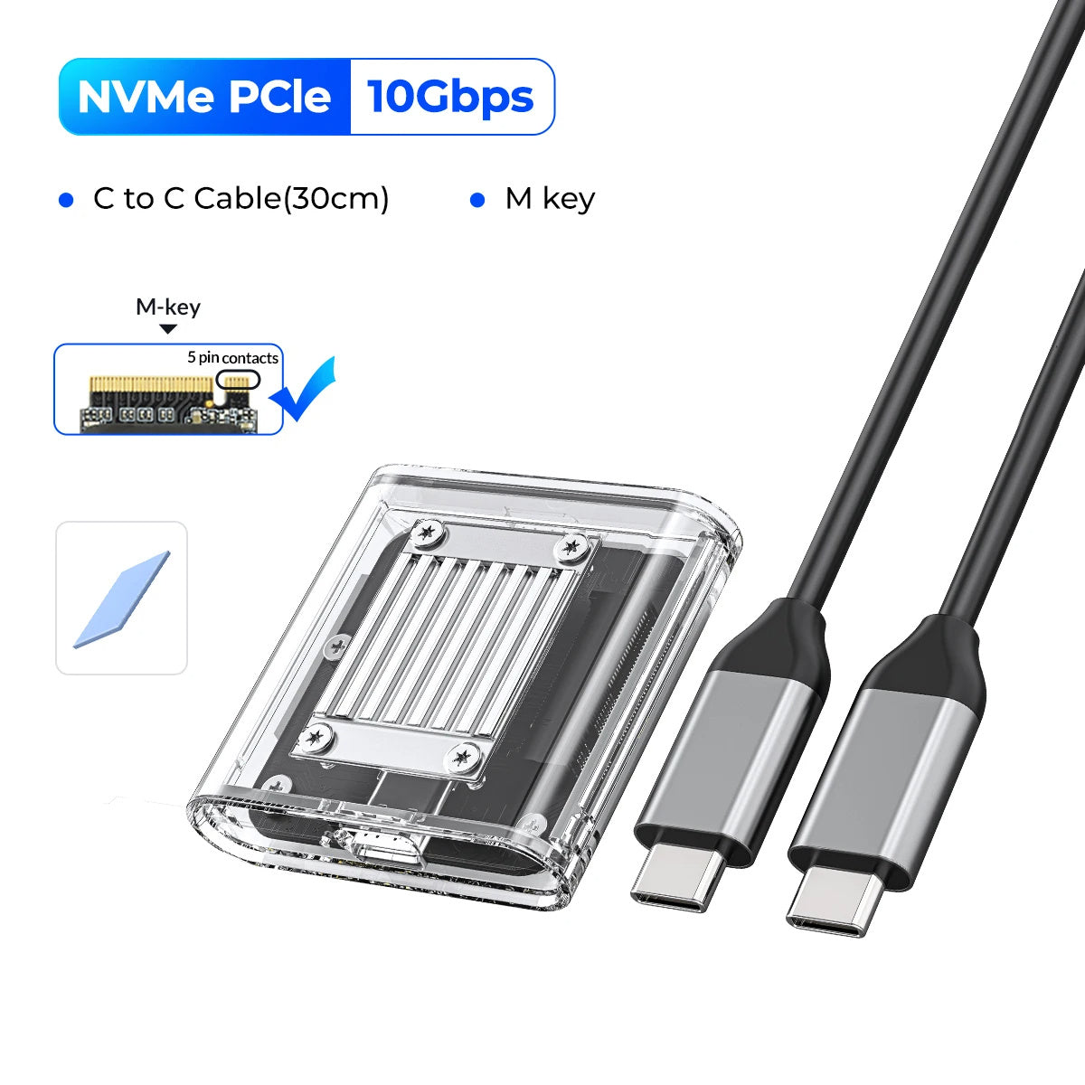 TC20 2230 External SSD Hard Disk Box – Dedicated Storage Enclosure