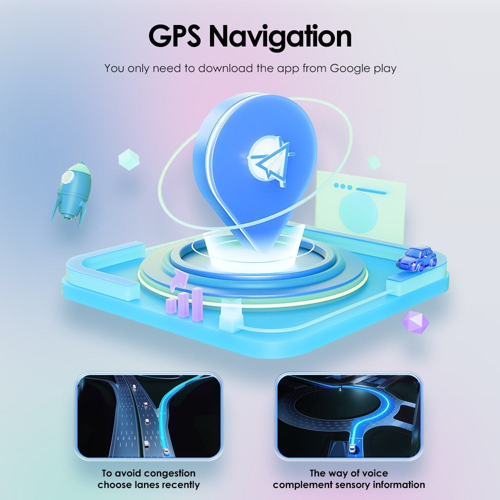 10.1-Inch Android Car Navigation – Rotating Universal Display