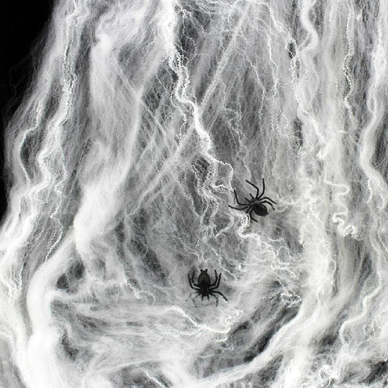 Halloween Ghost Festival Spider Cotton Haunted House Bar Scene Layout Decoration Supplies