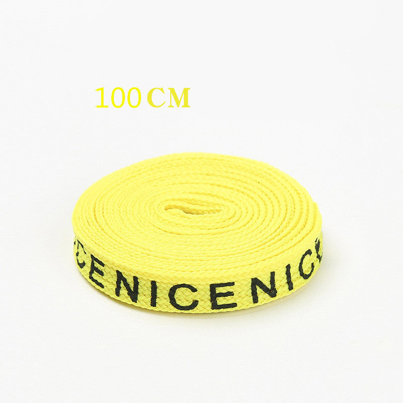English alphabet shoelaces