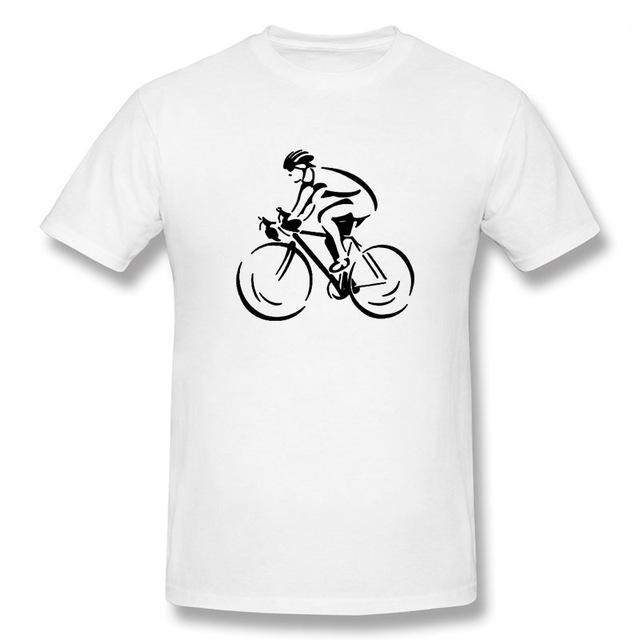 Bicycle print T-shirt