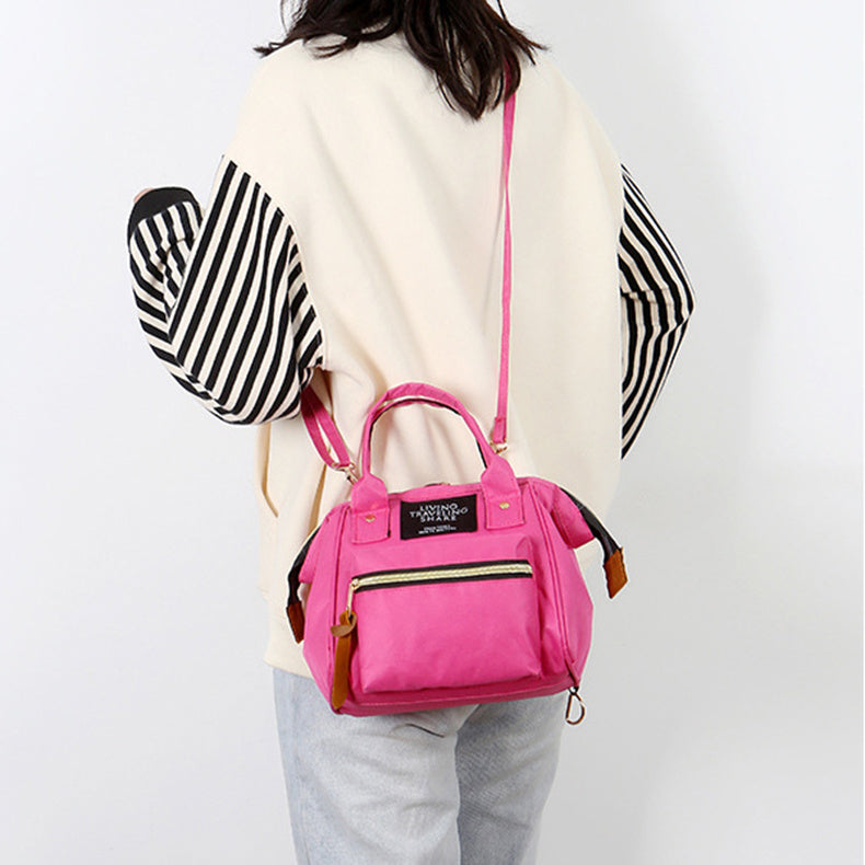 MomMini Oxford Shoulder Backpack – Compact, Cute & Functional for Moms