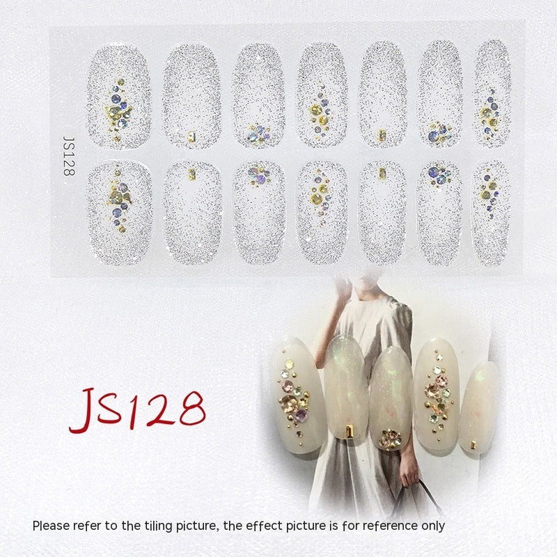 Three-dimensional Craft Crystal Nail Oil Film Crystal Glass Nail Sticker