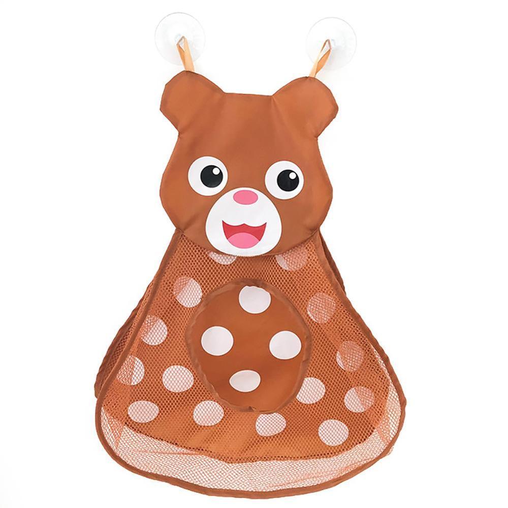 Bath Toy Storage Bag – Mesh, Quick-Dry, Suction Cups (No-Drill)