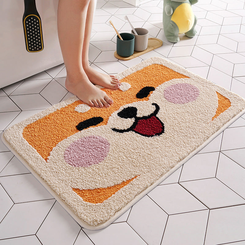 Super Absorbent Non-Slip Bathroom Mat – Quick-Dry Bath Rug