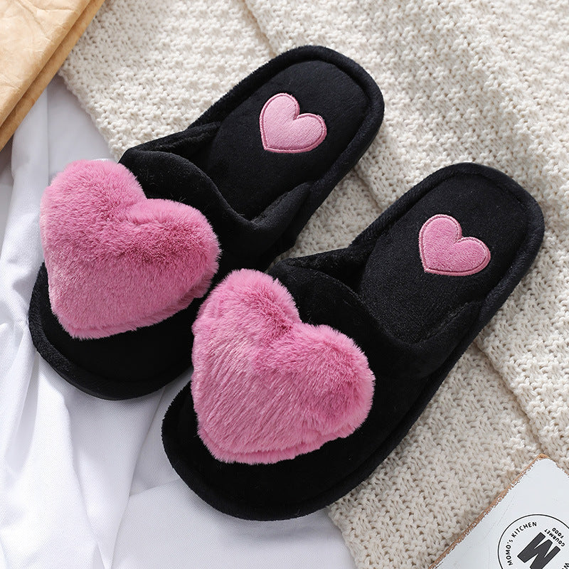 Cotton Slippers Floor Non-slip Warm Korean Women's
