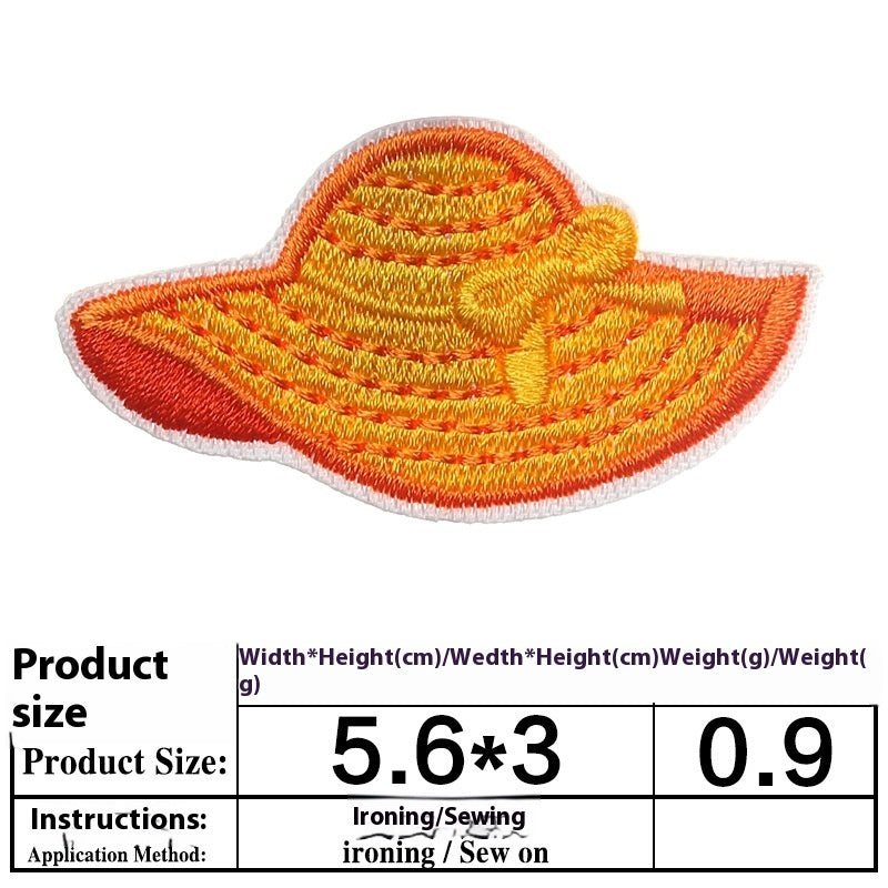 Embroidered Cloth Stickers – Decorative Patches for Clothes, Shoes, and Bags