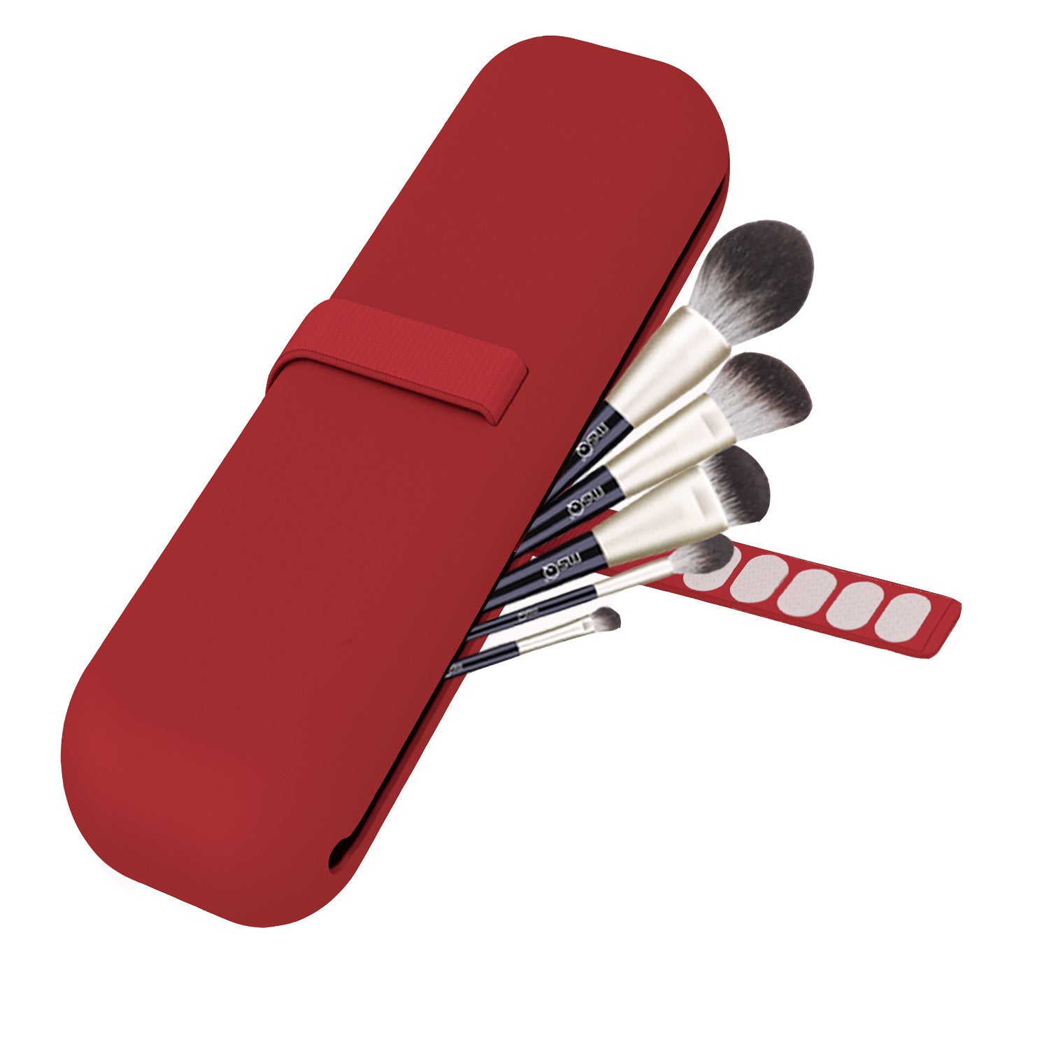 Travel Makeup Brush Bag – Portable Multifunctional Makeup Kit Organizer