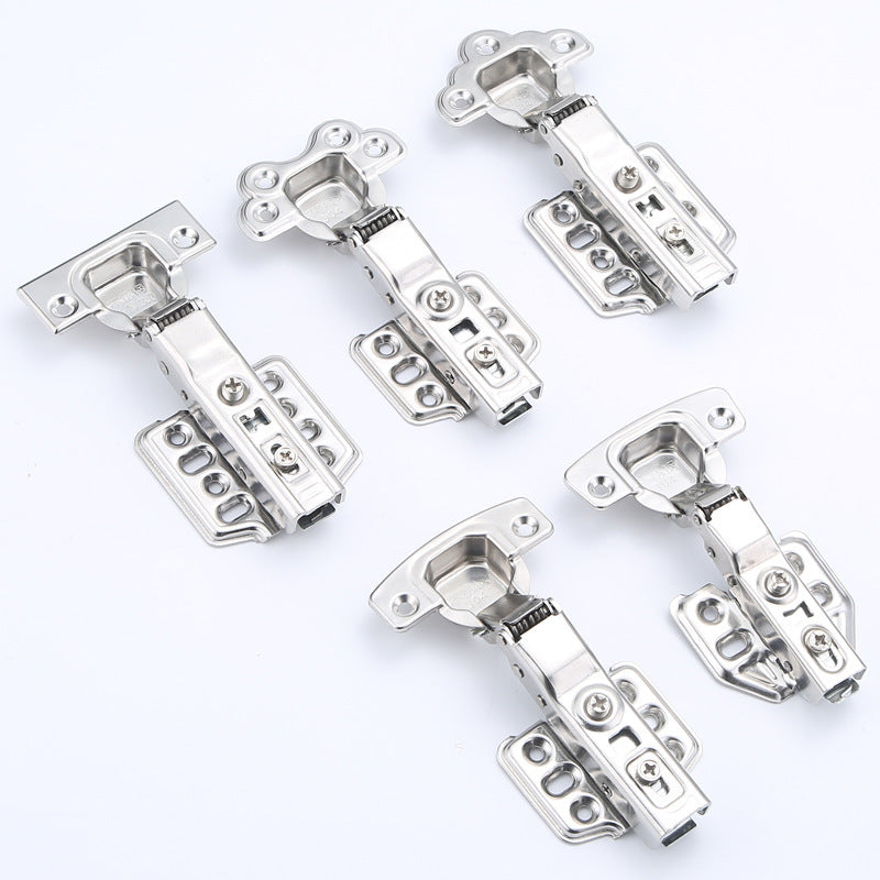 Stainless Steel Cabinet Door Hinge Closet Door Hinge Mute Damping Cushion Hinge Stainless Steel Hinge