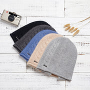 Women’s Solid Color Twist Knitted Rabbit Fur Hat