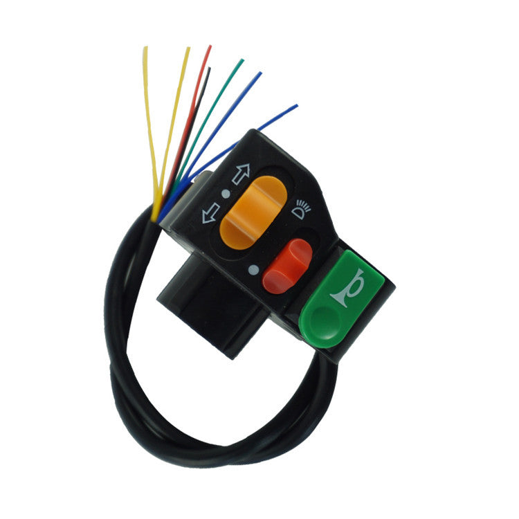 Motorcycle Modification Three-function Horn Steering Headlamp Open Device