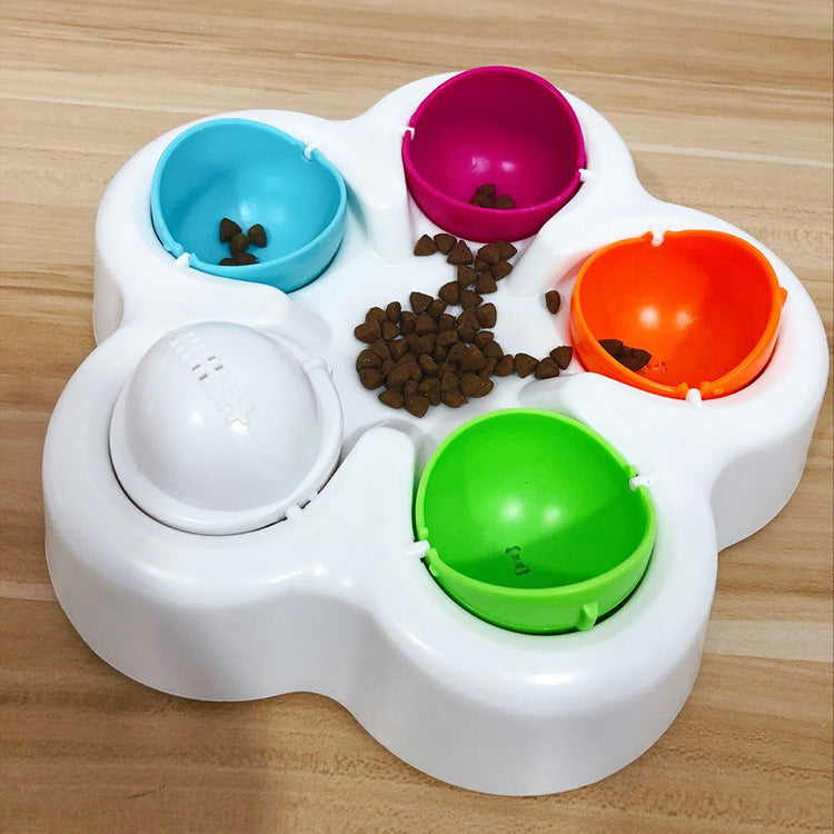 Durable 22cm Diameter Pet IQ Educational Slow-Feeding Food Toy