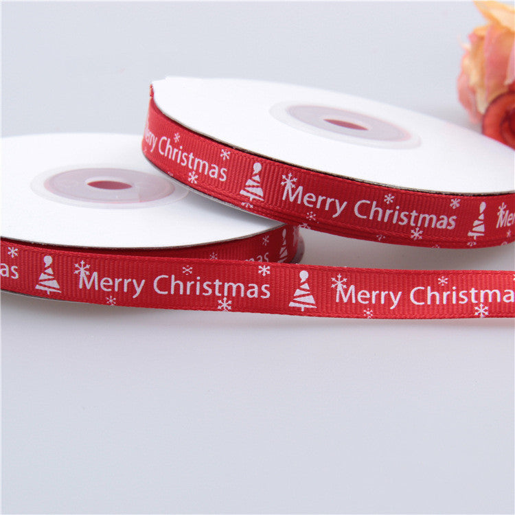 1cm Christmas Threaded Ribbon Sm1cm Christmas Threaded Ribbon Small Roll – Holiday Gift Wrapping and Craft Ribbonll Roll