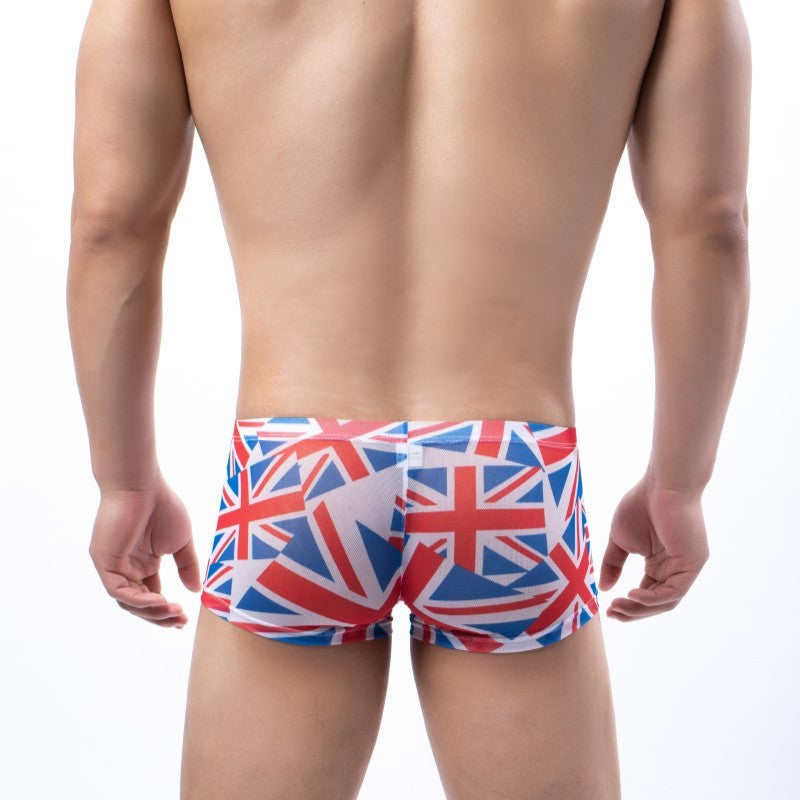 Breathable Mesh Low Waist Men's Underwear