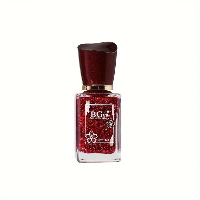 Non-peeling Nail Polish Baking-free Long-lasting Wine Red 36 Colors