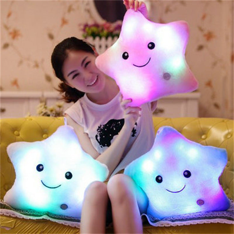 Soft Plush LED Luminous Body Pillow Light Up Polyester