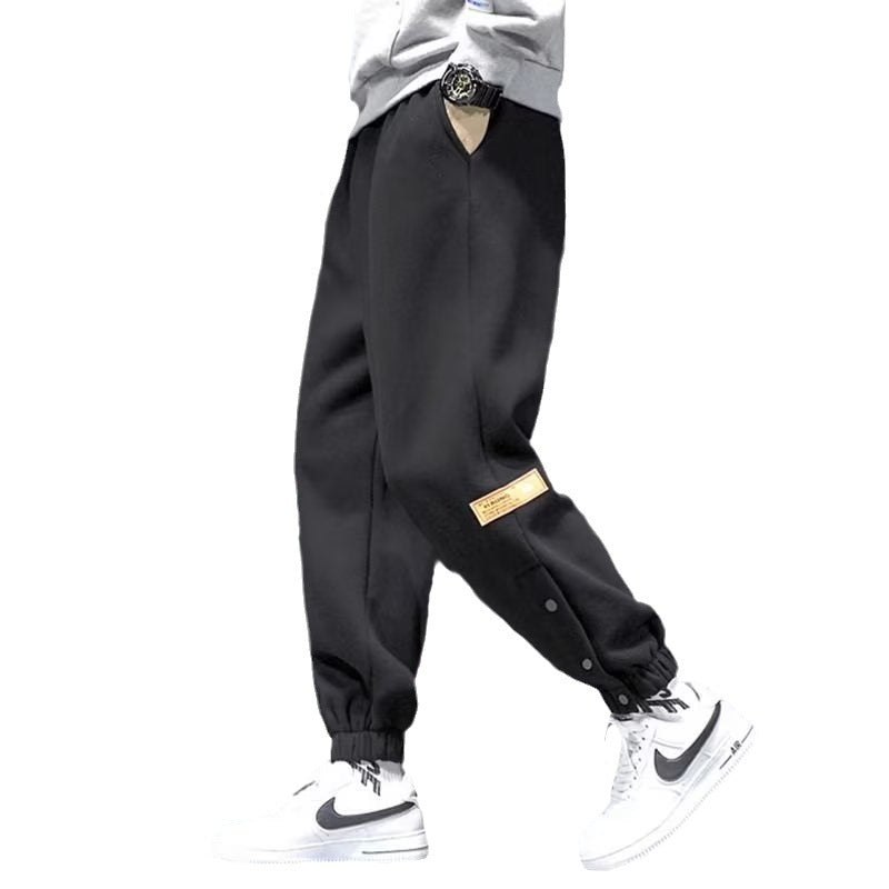 Men’s Velvet Padded Winter Casual Pants – Warm Thick Trousers