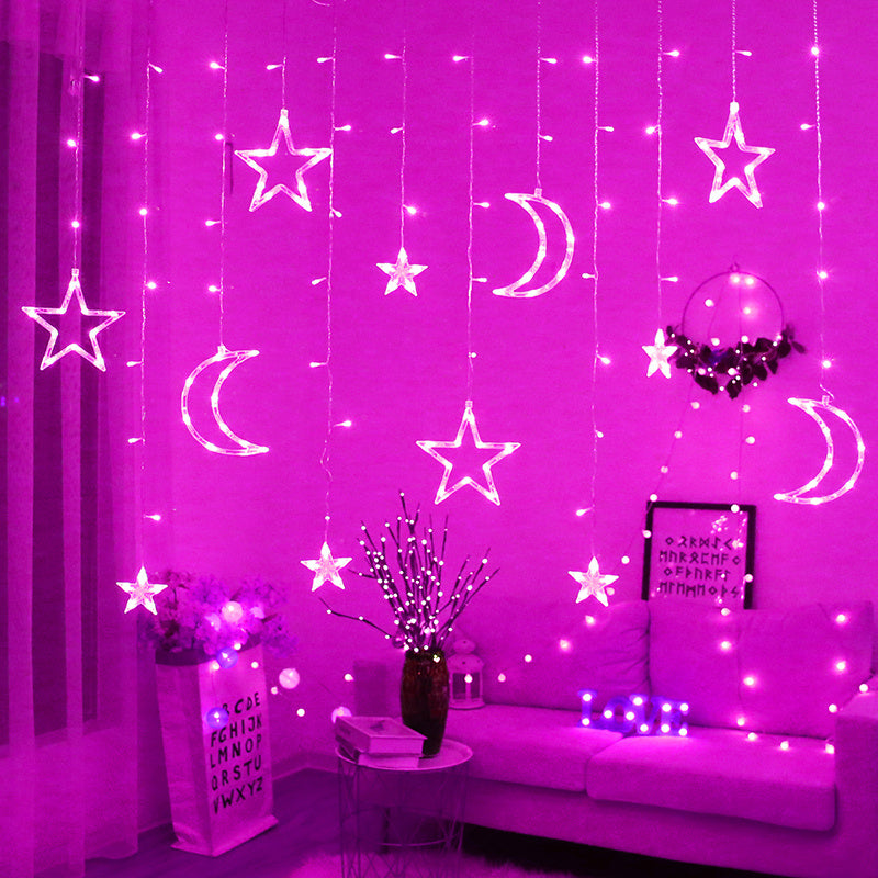 LED String Lights Starry Curtain Flashing Decorative Lighting