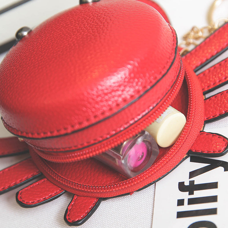 Small Crab Coin Purse – Cute Mini Wallet for Kids & Adults