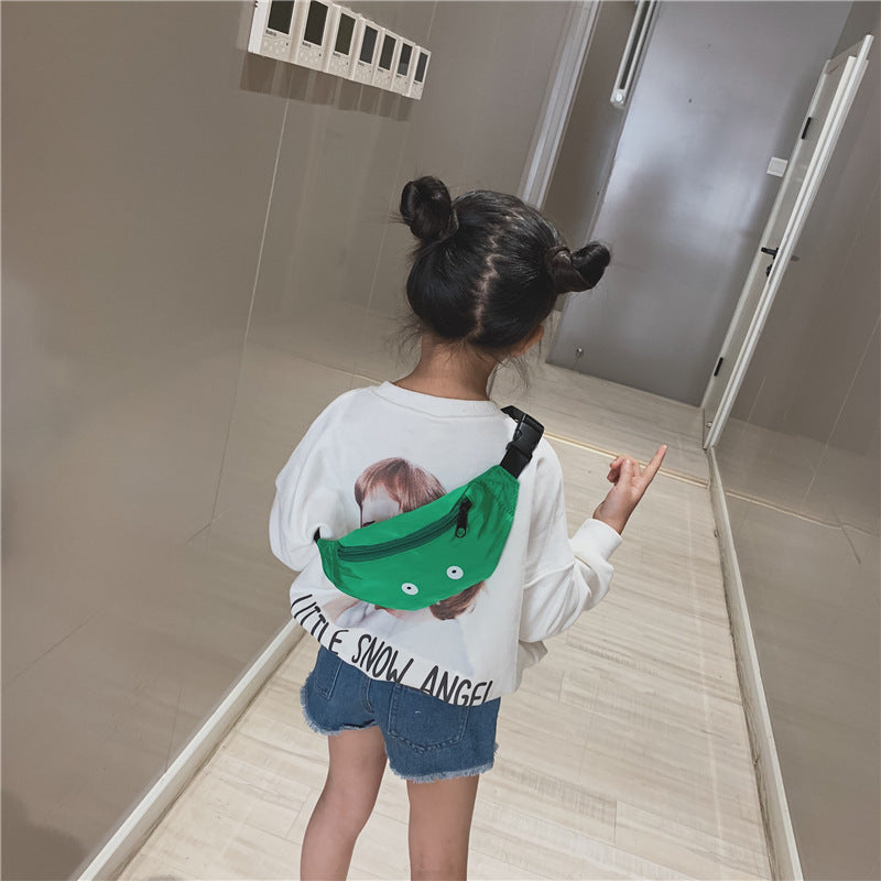 Children’s Single-Shoulder Waist Bag – Fun Patterned Kids’ Sling Bag