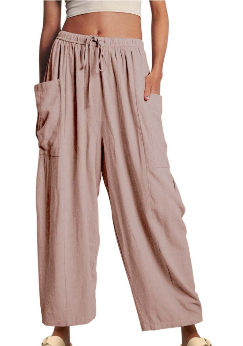 Women’s Wide Leg Drawstring Pants – Street Style Essentials