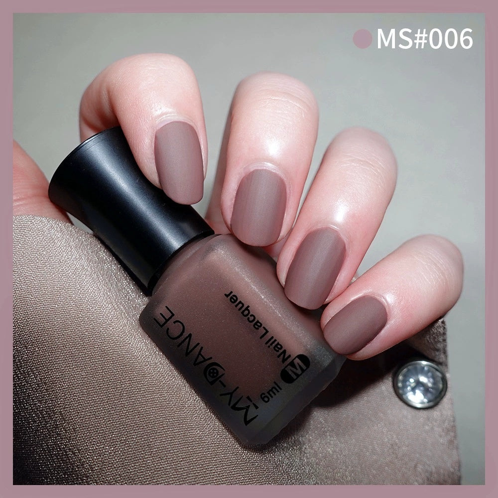 No Bake Velvet Matte Scrub Nail Polish