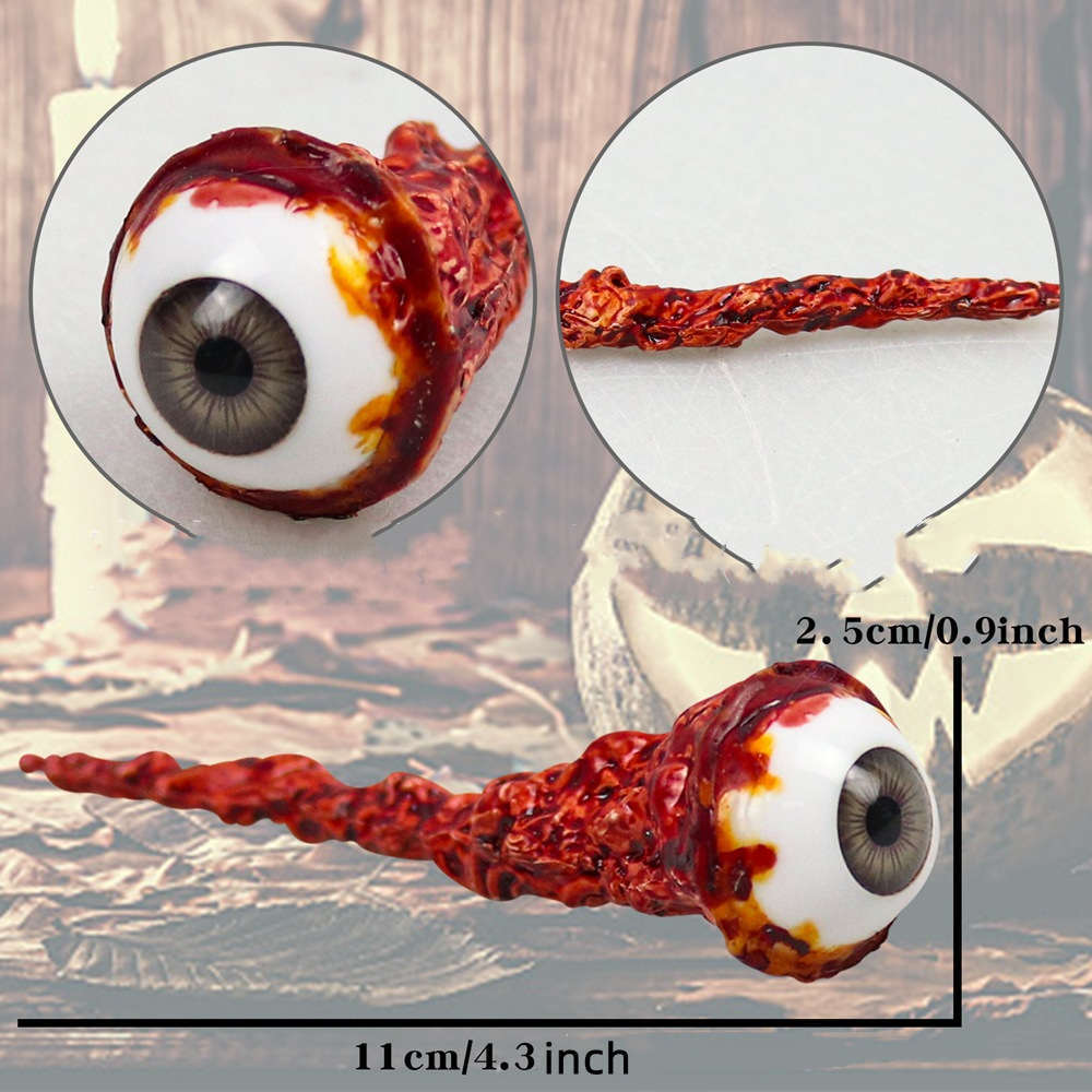 Halloween Scary Latex Mask – Creepy Tearing Eyes Horror Prop