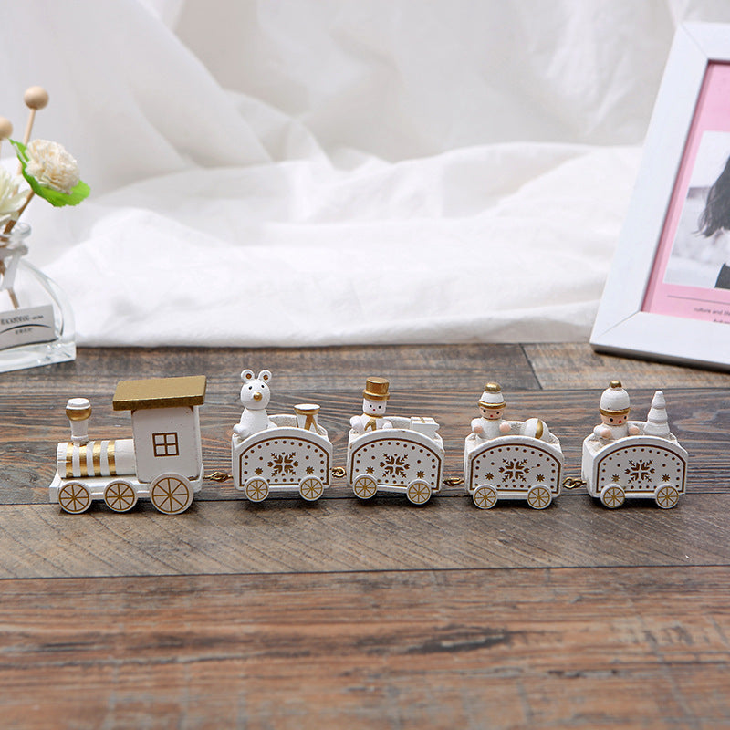 Christmas Ornament Christmas Wooden Train
