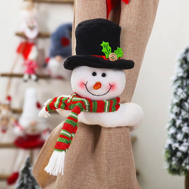 Christmas Forest Elderly Curtain Buckle Decoration