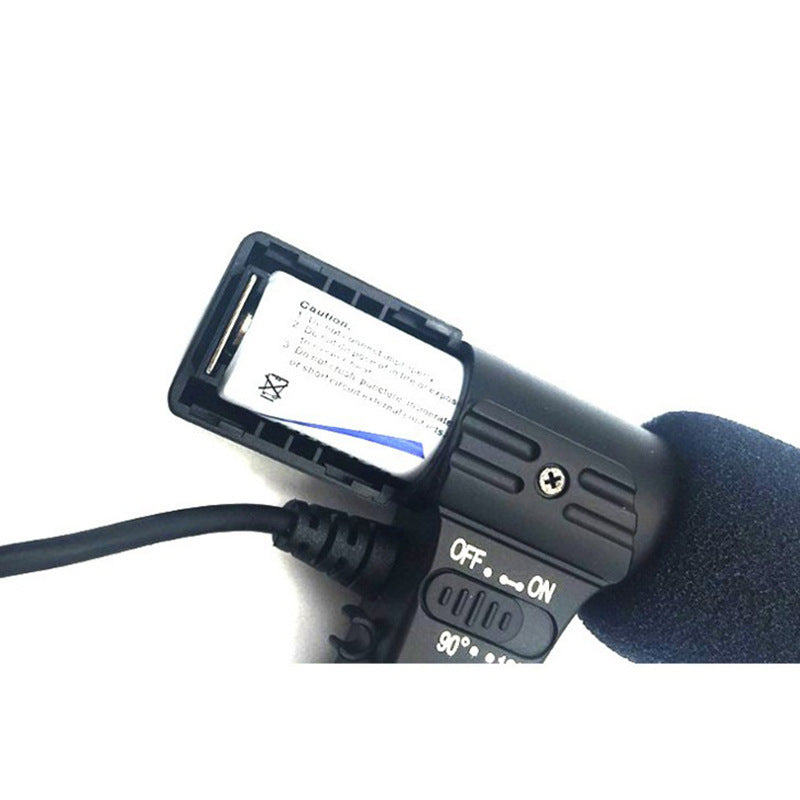 Camera Photography Microphone - Back-Pole Condenser, Dual Single-Point