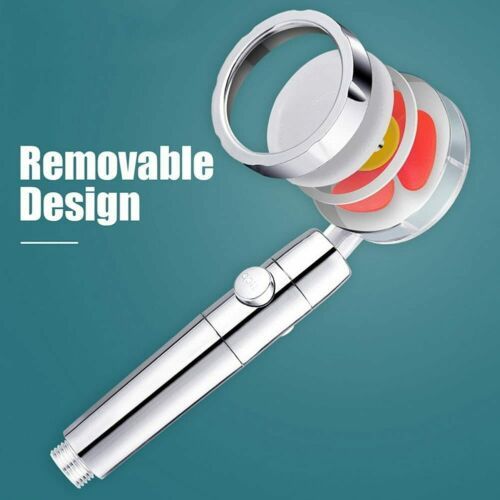 Modern Minimalist Compact Supercharged Shower Nozzle – Small Waist Fan Design