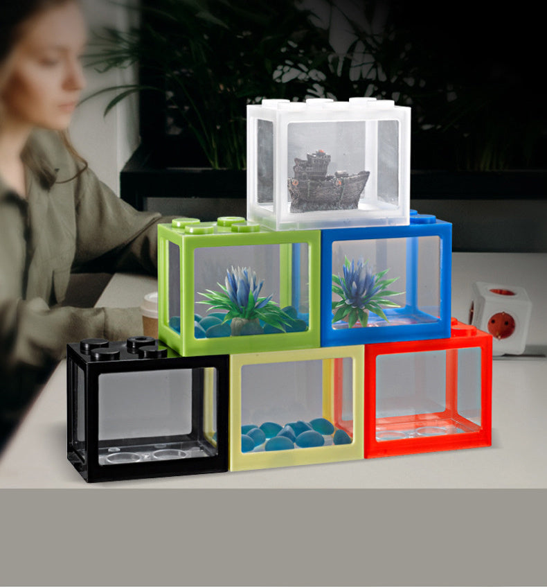 Creative And Simple Pvc Building Blocks Fish Tank