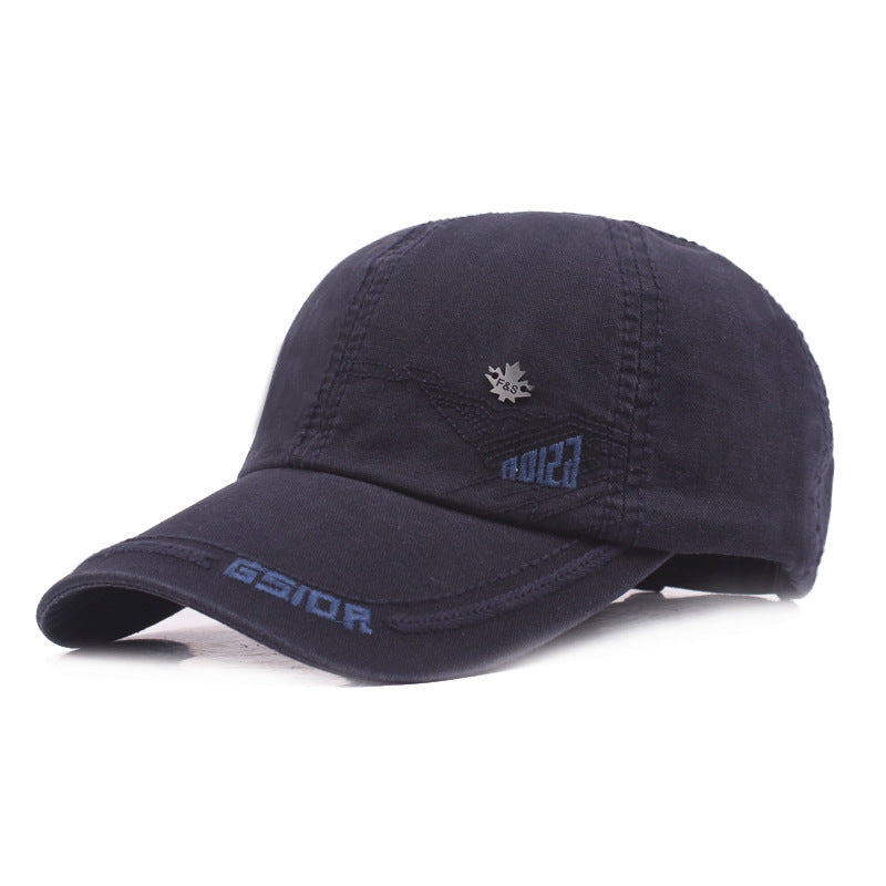 Cotton Baseball Cap – Lightweight Sun Hat for Spring & Autumn