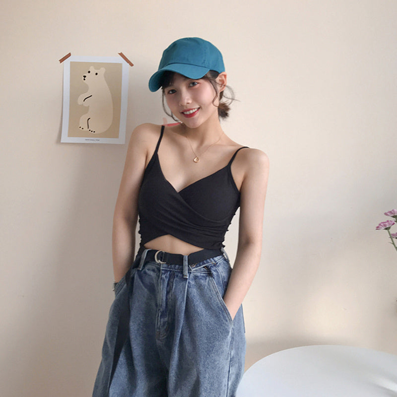 Sexy Open Back Crop Top