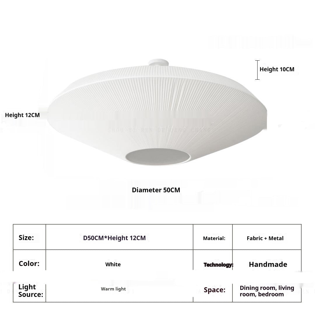 Chinese Creative Minimalist Aisle Fabric Ceiling Lamp
