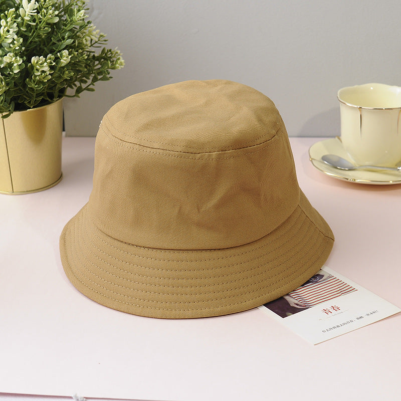Solid color fisherman hat