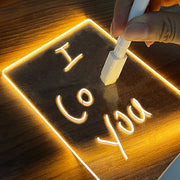 Creative LED USB Message Board Night Light