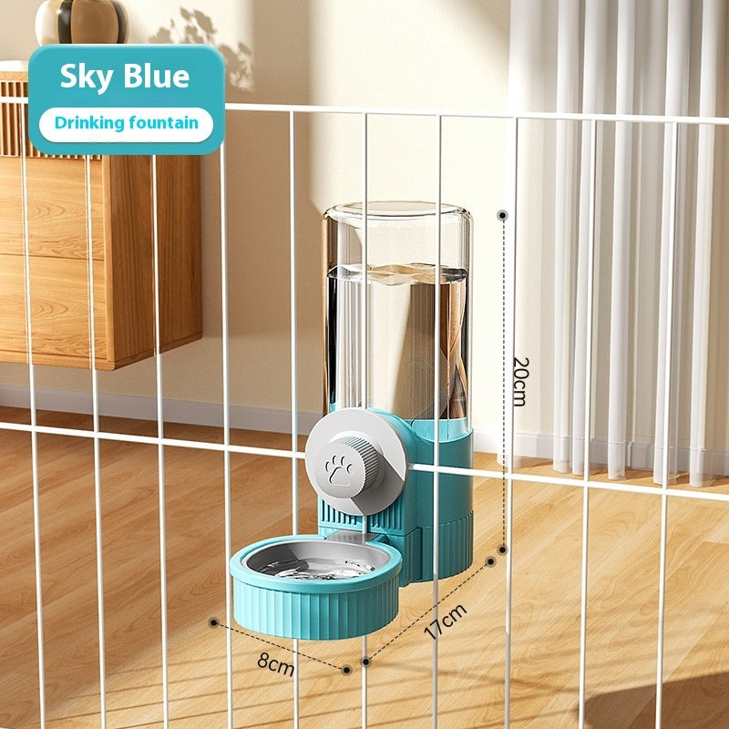 Hanging Cage Dog Basin Cat Bowl Automatic Pet Feeder