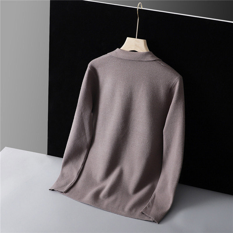 Unisex Youth Slim Fit Two Button Coat Acrylic Fiber