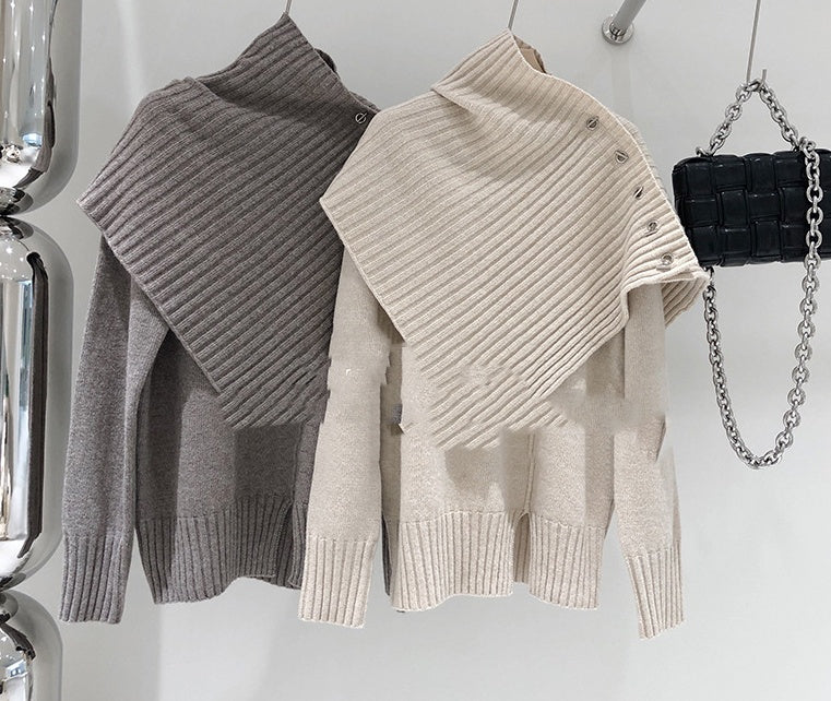 Fashion New Temperament Pullover Loose Sweater Women