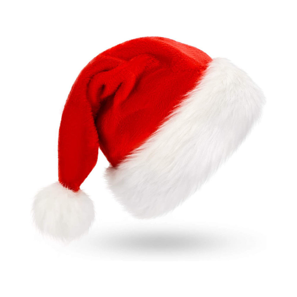 Plush And Lined Christmas Hat Christmas Hat