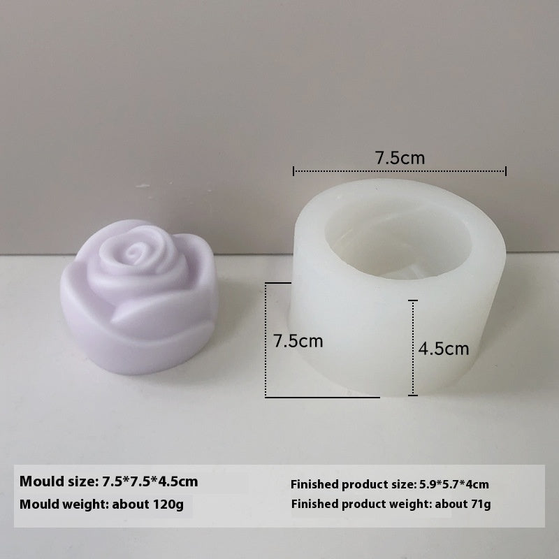 Flower Aromatherapy Candle Silicone Mold DIY